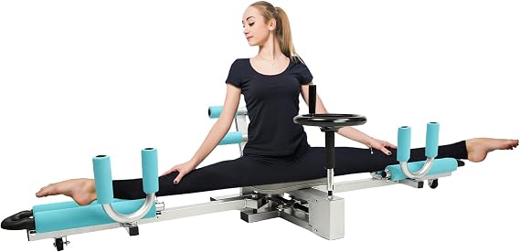 Leg Stretcher,Heavy Duty Steel Frame Equipment Splits Machine with U-Shaped Foot Pads,330.7lbs Legs Stretch Machine ,0-210Stretching Angle Leg Stretching Training Machine for Training Fitness