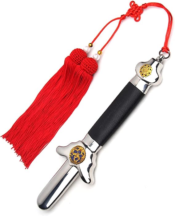 Extendable Chinese Taichi Sword with Free Luxury Red Sword Tassel And PU Leather Bag,92cm