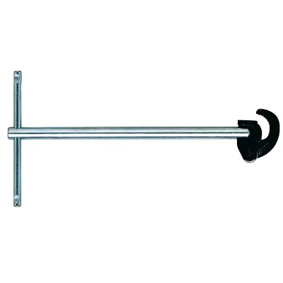Rothenberger Standard Basin Nut Wrench with Pivoted Reversible Jaw - For 38 to 1-14 Nuts - Chrome-Plated - 70236