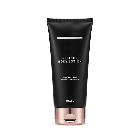 Retinol Body Lotion Firming Body Cream for Crepey Skin, Stretch Marks & Sun-Damaged Skin Intensely Moisturizes Dry, Crepey Skin on the Neck, Arms, Thighs & Legs