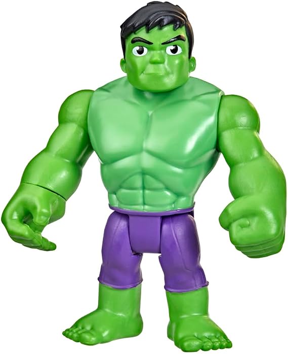 Spidey and his Amazing Friends Marvel Hulk Hero Action Figure, 4-Inch, Super Hero Toys, Gifts for Kids, Ages 3+