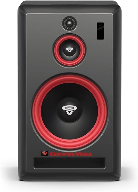 CERWIN-VEGA! VEGA10SB-HUB 10 inch 90 Watts 3-Way Studio Monitor Full Range Active Powered Black Single