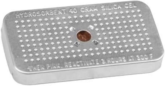 Lockdown Silica Gel with Rechargeable Beads, Compact Design and Various Sizes for Vault Humidity Control and Rust Prevention