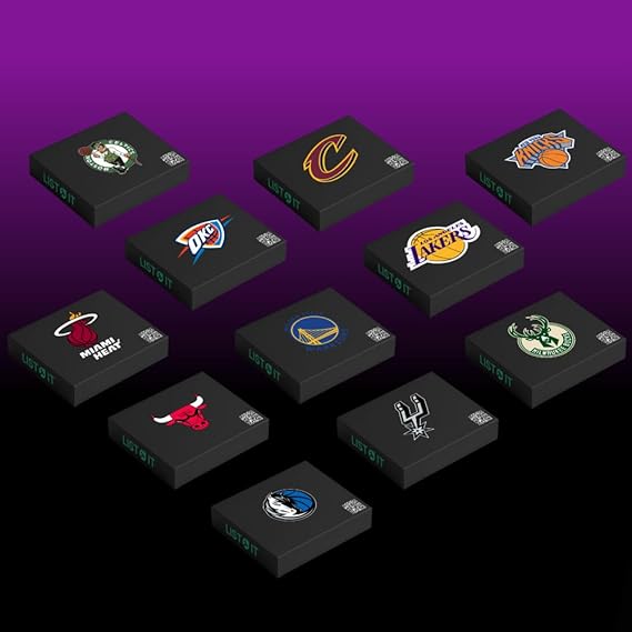 NBA Team Cards Set 11 NBA Cards + 1 Bonus Card, Team-Based Basketball Card Pack, No Duplicates (San Antonio Spurs)