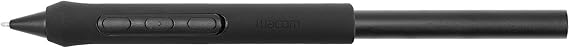 Wacom Pro Pen 3, Customizable w/Grips, Weight, 5 Standard & 5 Felt Nibs | 8,192 levels of pressure sensitivity, 3 side switches, Customize weight, grip thickness, pen buttons and center of balance