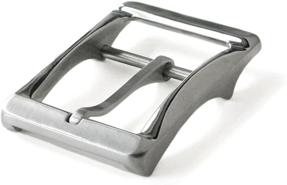 Titanium Work Buckle - 112 Inch Nickel Free Belt Buckle with Brushed Satin Finish