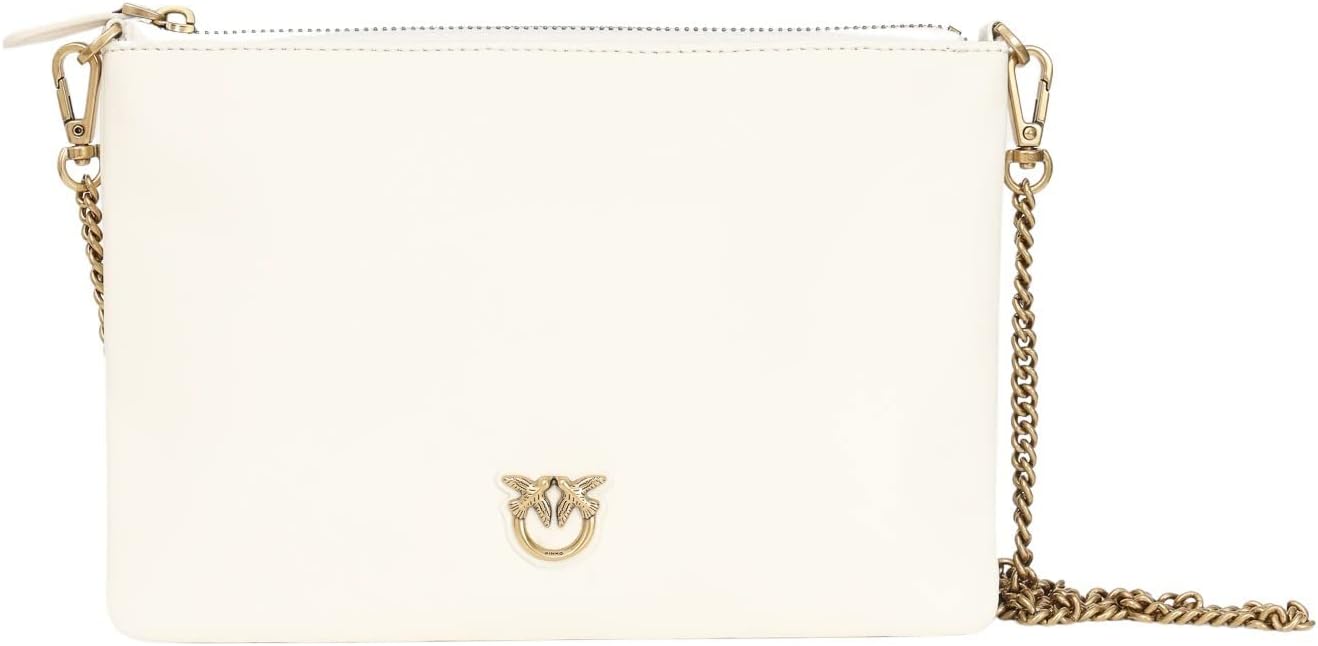 Pinko Flat Classic Vitello Mushroom, Women's Bag, Purple, One Size
