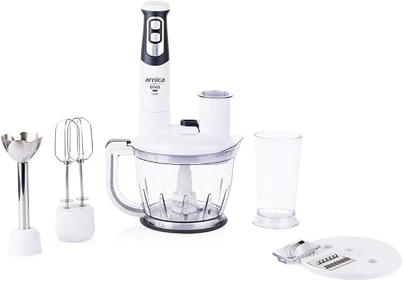 Arnica GH21800 Diva Pro Grated Hand Blender Set White
