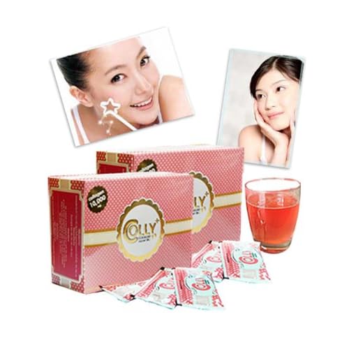 Colly Pink Best Collagen 10,000 Mg Dietary Supplements for White and Bright Skin 15 Sachets