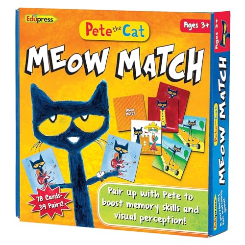 Edupress Pete the Cat Meow Match Game - 62075