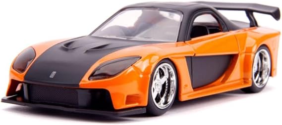 Jada Toys Fast & Furious 1:32 Han's Mazda RX-7 Die-cast Car, Toys for Kids and Adults