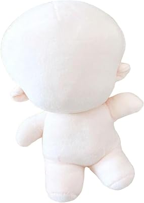7.9 in Cotton Doll, Blank Doll Fat Body with Skeleton, Plush Baby for DIY Arts Crafts &amp