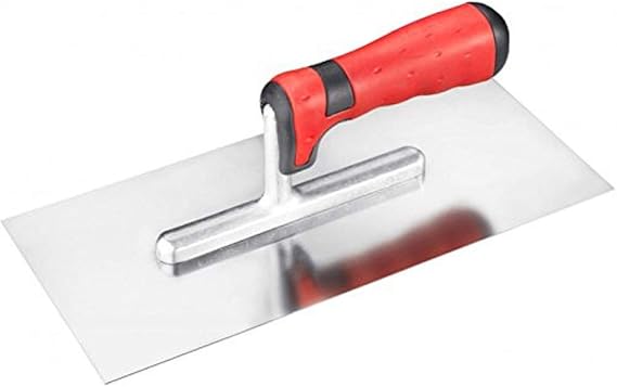Connex COX781242 Smoothing Trowel Rustproof with 2C-Handle, Silver/Black/Red, 280 x 130 mm