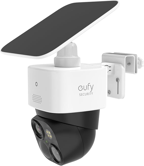 Eufy Security SoloCam S340 ile Uyumlu Oluk Montaj Braketi, Güneş Güvenlik Kamerası (Beyaz)