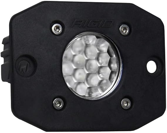 Rigid Industries 20631 Black Flush Mount (Ignite LED Diffused)