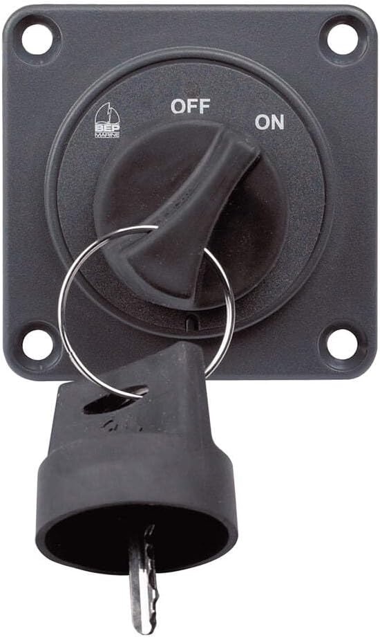 BEP 80-724-0006-00 Remote On/Off Key Switch for 701-MD and 720-MDO Battery Switches