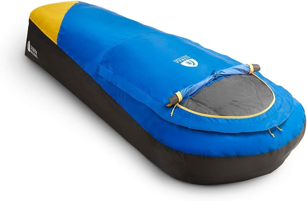 Sierra Designs Backcountry Bivy Bag for Backpacking, Camping, Bikepacking and Mountaineering, Ultralight, Minimalist WaterproofBreathable Top Fabric