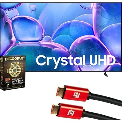 Samsung UN75U7900FFXZA 75 inch U7900F Series UHD 4K Smart Tizen TV 2025 Bundle with Deco Gear 6Ft HDMI Cable & Deco Gear CPS Exclusive 26 Month Protection Pack BEACH-CPS-26M1000