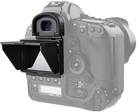 Camera LCD Sun Shade Sun Hood Camera LCD Viewfinder Professional Optical Sunshade with Screen Protector for Canon 1DX 1DX Mark II 1DX2