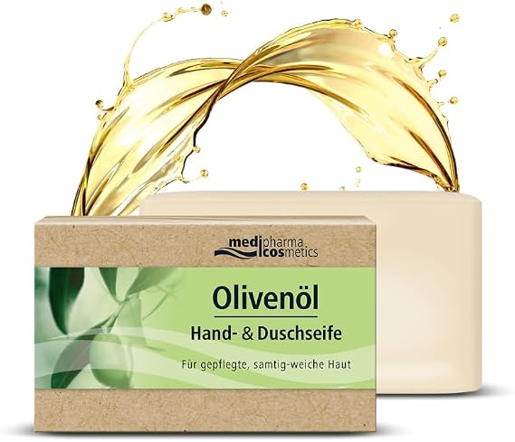 medipharma cosmetics Olivenöl Hand- & Duschseife, 100 g Soap