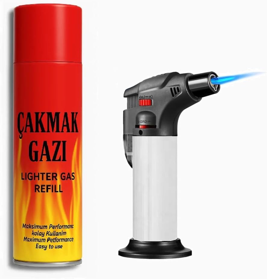 Depolife Gas Gift High Flame Lighter Torch Blowtorch 1300 Degree Hormuz Safe Purmus