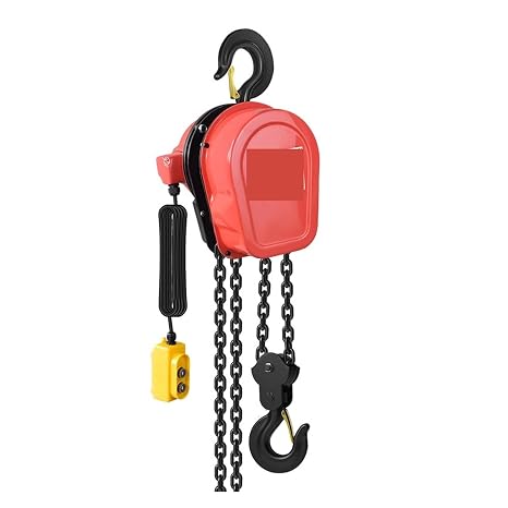 Electric Winch, Portable Manual Lifting,Electric Chain Hoist 1 Ton Reverse Household Efficient And Labor-Saving(B)