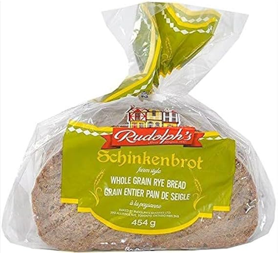 Rudolphs Schinkenbrot Whole Grain Rye Bread 16oz Sliced Fresh Seed Sandwich Loaf