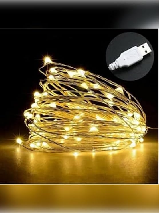 Peri Led Işık 10 Metre Gün Işığı Usb Ile Çalışan Çok Amaçlı Dekoratif Aydınlatma