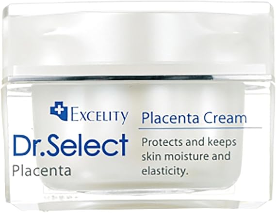 Doctor Select Excellence Placenta Cream, Refreshing Type, 1.1 oz 30 g, Raw Placenta, 24,000 mg