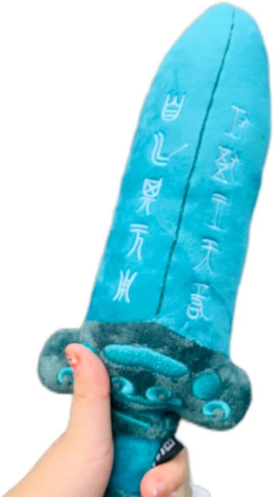 Simulation Sword Shape Pillow Ancient Chinese Emperor Sword Plush Cushion Throw Pillow for Home Sofa Bed Decoration Halloween Costume Props