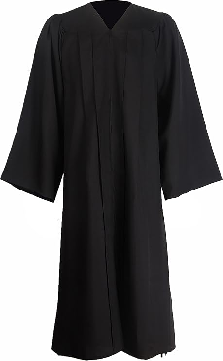 GraduationMall Unisex Matte Graduation Gown for High School & Bachelor | Choir Robes for Church | Judge Robe Costumes
