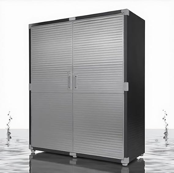 Heavy-Duty Commercial Storage Cabinet (Satin Graphite Black, 60" W x 24" D x 72" H)