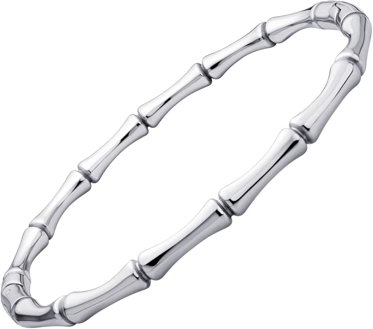 555Jewelry Stainless Steel Beaded Bracelets for Women 4mm Thick Classic Ball Bead Bracelet Simple Plain Bangle Bracelet for Men