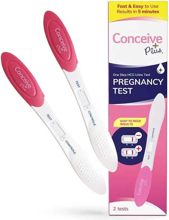 CONCEIVE PLUS Early Detection Midstream Pregnancy Test | HCG Test 10 MIU | Discreet Test | 6 Days Sooner - Highly Sensitive, Fast Results in 3 Minutes - 2 Pack