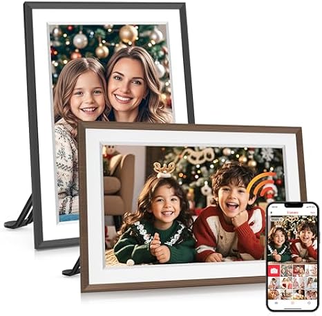 2 Pack - Frameo 10.1" WiFi Digital Picture Frame with 32GB Memory