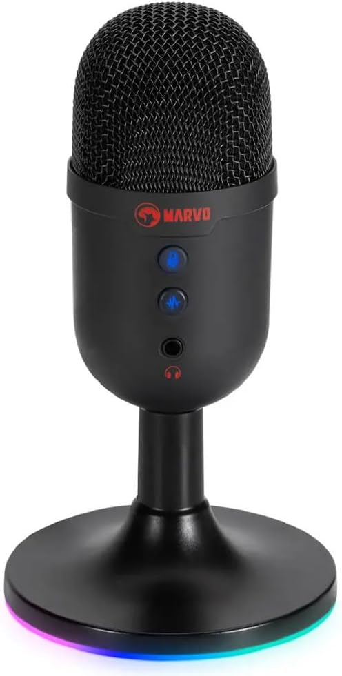 MARVO MIC-06 BK Wired Microphone