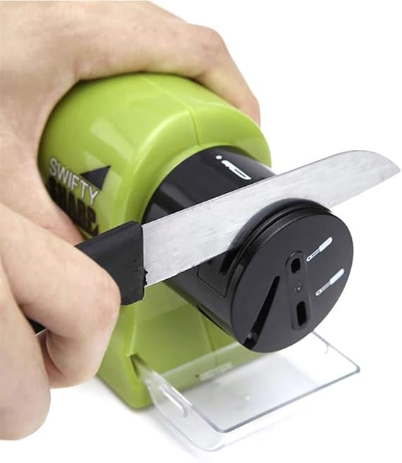 nobranded Multifunctional Motorized Knife Sharpener Quick Electric Kitchen Knife Sharpening Stone Tools Home Kitchen Knifes Accessories