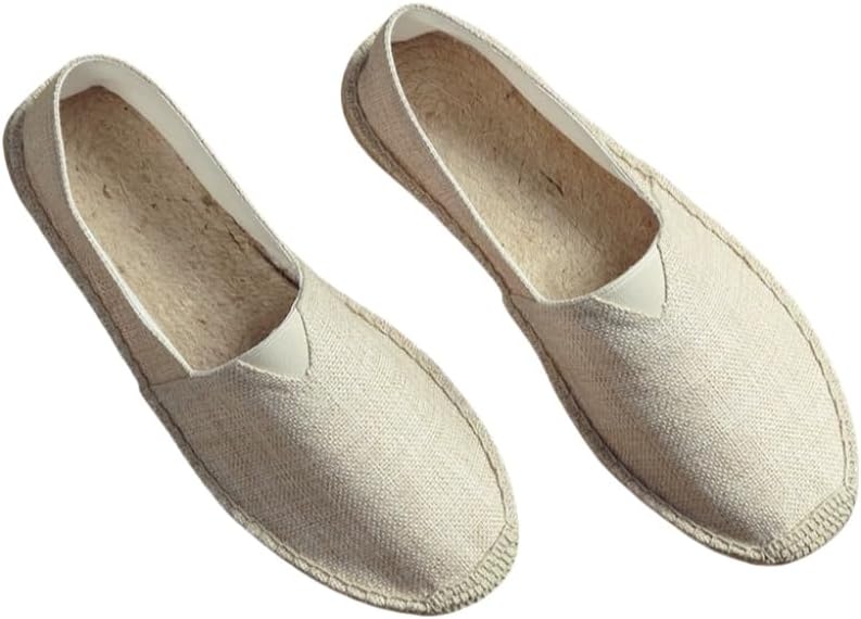 Men's Espadrilles Loafer Shoes - Comfortable, Casual Slip-on for Walking