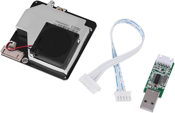 SDS011 Air Quality Sensor Module, PM2.5 PM10 High Precision Dust Detection Air Particle Concentration Sensor