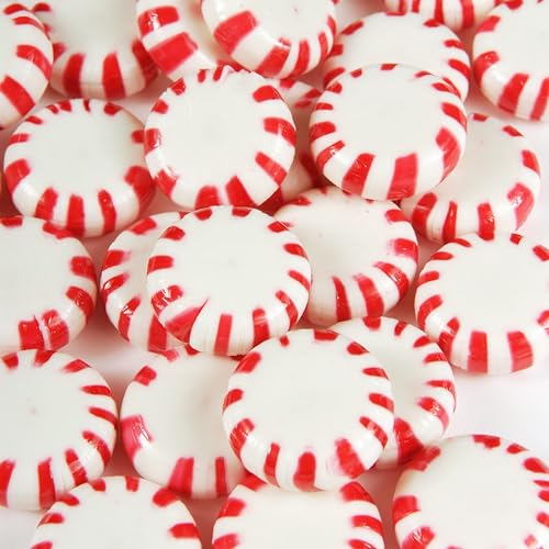 Sugar Free Peppermint Starlight Mints | 1 Pound Bag | Individually Wrapped Hard Candy | Old Fashioned Candy | Approx. 90 Count