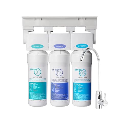 Pureal Under The Sink Water Filtration System 3-Stage PPU-200