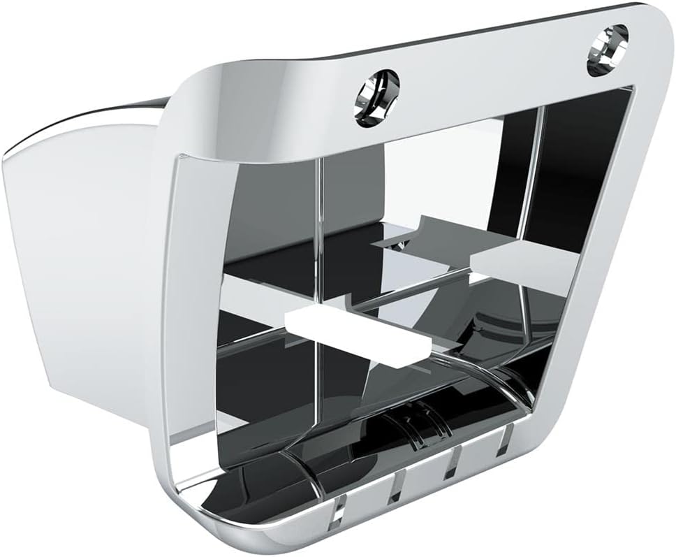 C2W Chrome Plastic Ash Tray Trim for 2006 Peterbilt 379, 384, 386, 387, 388, 389