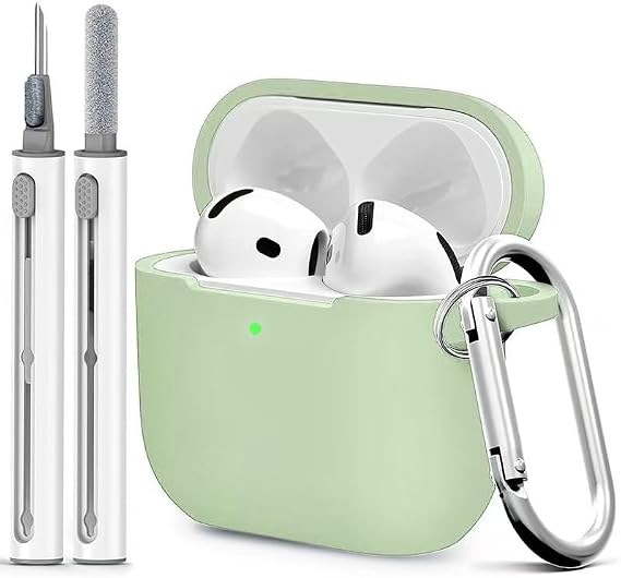 for Airpods 4th Generation Case (Pastelgreen)
