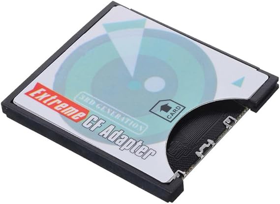 Camera SD SDHC SDXC to High-Speed Extreme Compact Flash CF Type I Memory Card Adapter