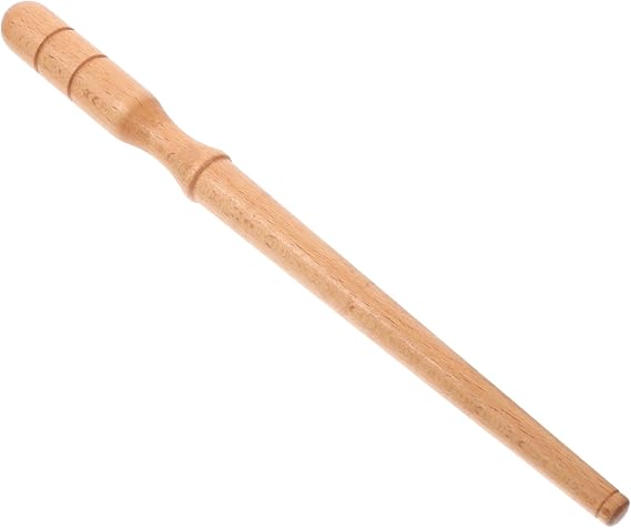 Handheld Yarn Winding Rod Beech Wood Tool for Strings
