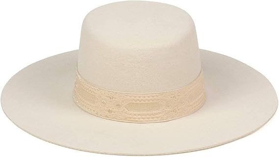 Women's The Sierra Wide-Brimmed Wool Boater Hat