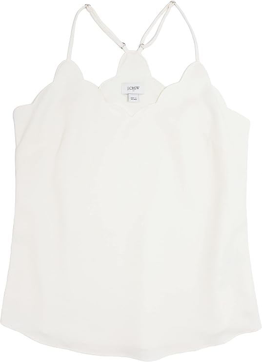 J.Crew Mercantile Women's Scalloped Crepe Cami