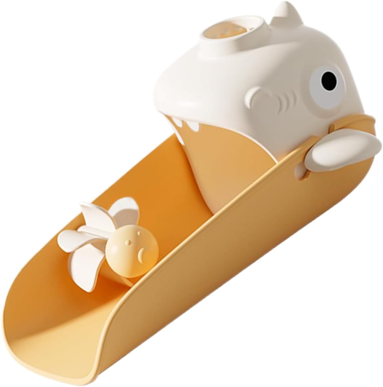 Extension Children – Anti-Slip Shark Shape Extension, Antisplash Tap Accessory for Hand Washing, Bathroom, Kitchen, Bathtub and Shower Interiors