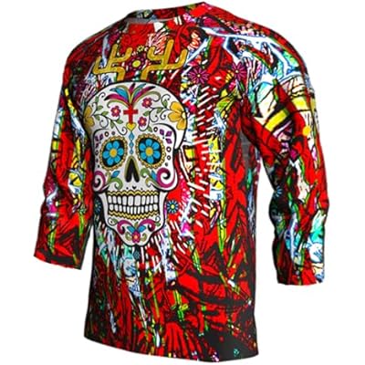 MX Cycling Jersey 34 Sleeve Motocross Mountain Race Dirt Moto Bike Downhill Shirt MTB Off Road BMX ATV Motorcycle Ride Top