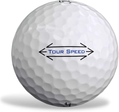 Golf Ball Monkey Cheap Recycled for Titleist Tour Speed Golf Balls White - 4A  Near Mint Used for Titleist Golfballs Tour Speed for Men and for Women Packaging May Vary